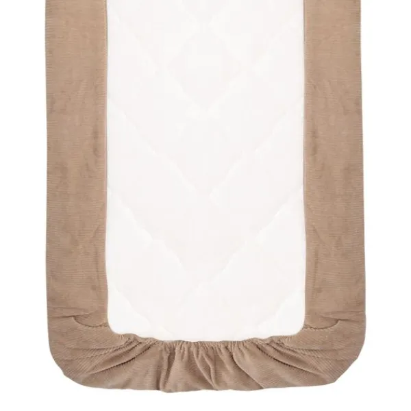 Witlof For Kids Wiegdeken Tuck-Inn Soft Sand Velvet Rib 40 x 80 cm> Accessoires Wiegen|Wiegdekens