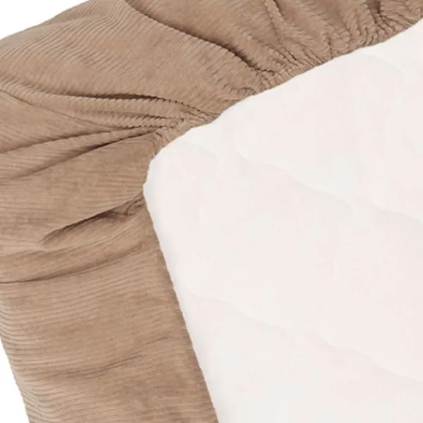 Witlof For Kids Wiegdeken Tuck-Inn Soft Sand Velvet Rib 40 x 80 cm> Accessoires Wiegen|Wiegdekens