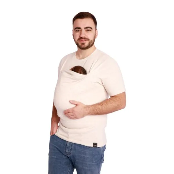 Womboo Buidelshirt Man Donkderblauw S> Draagdoeken