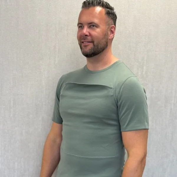 Womboo Buidelshirt Man Donkderblauw S> Draagdoeken