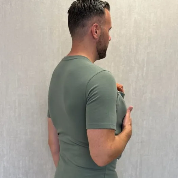 Womboo Buidelshirt Man Donkderblauw S> Draagdoeken