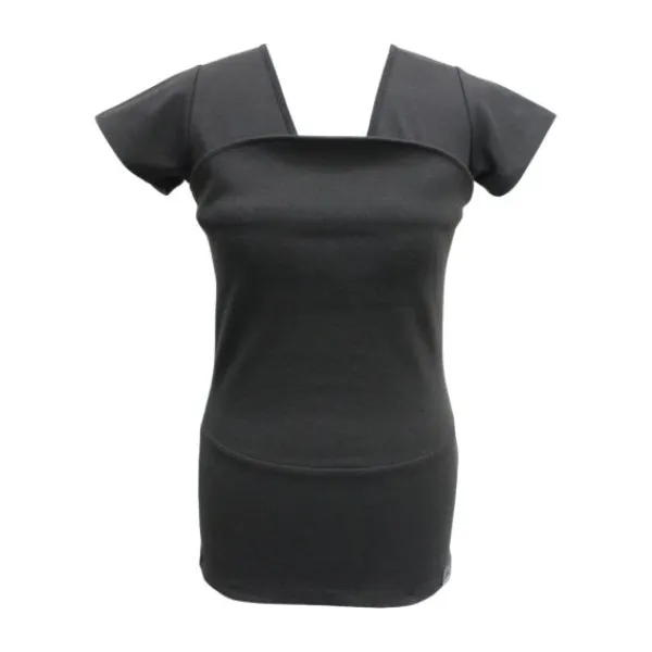 Womboo Buidelshirt Vrouw Zwart maat S> Draagdoeken