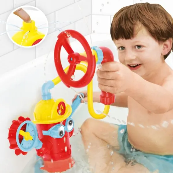 Yookidoo Ready Freddy Spray Sprinkle Brandweerpomp> Badspeelgoed