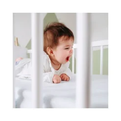 ZZZOO Hoeslaken Wieg Airgosafe Wit 40 x 80 cm> Accessoires Wiegen|Hoeslakens